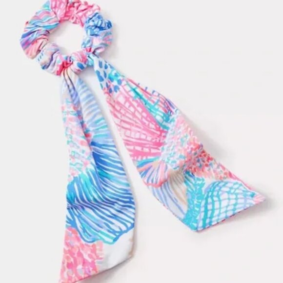 Lilly Pulitzer NWT GWP Scrunchie Ribbon In Multi Roar Of The Seas - Picture 1 of 2